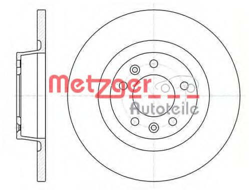 METZGER 6105300 Тормозные диски METZGER для CITROEN