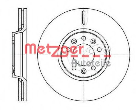 METZGER 6105410 Тормозные диски METZGER для FIAT