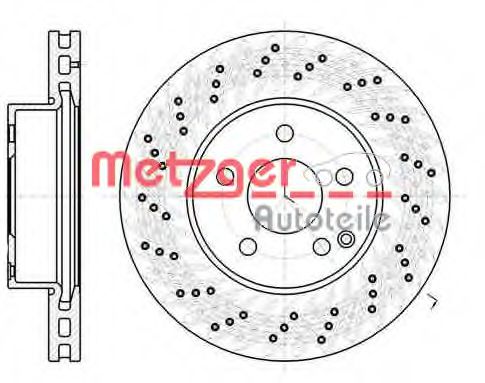 METZGER 6106810 Тормозные диски METZGER 