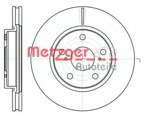 METZGER 6107710 Тормозные диски METZGER 