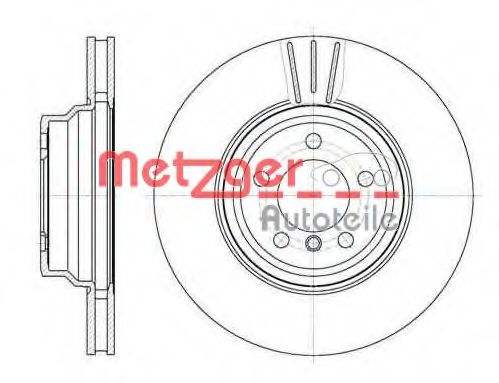 METZGER 6107810 Тормозные диски METZGER для BMW