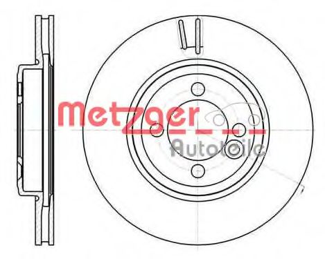 METZGER 6108110 Тормозные диски для MINI MINI CLUBMAN