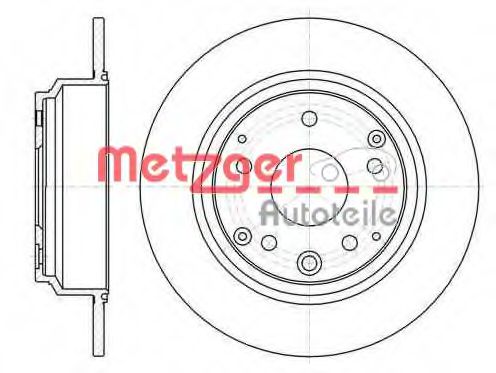 METZGER 6109000 Тормозные диски METZGER 