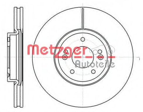 METZGER 6110210 Тормозные диски METZGER 