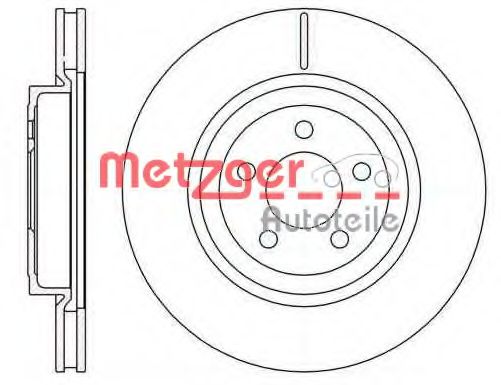 METZGER 6126910 Тормозные диски METZGER для CHRYSLER