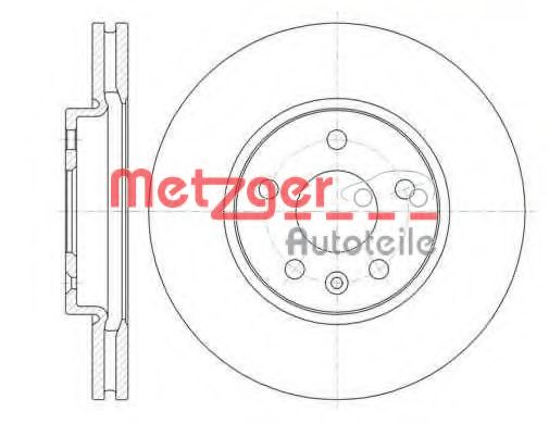 METZGER 6131310 Тормозные диски METZGER для CHEVROLET