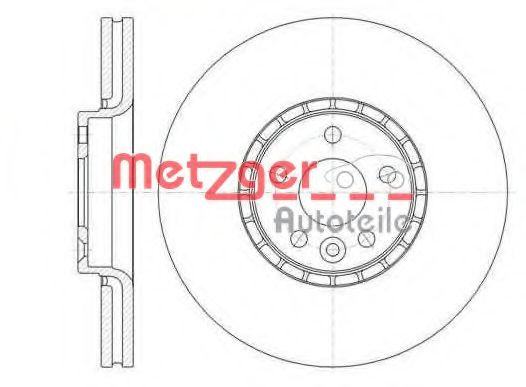 METZGER 6131910 Тормозные диски METZGER для VOLVO