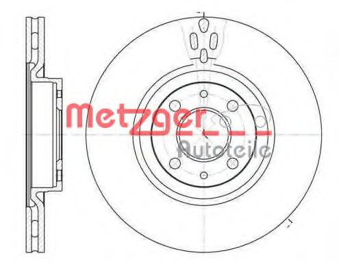 METZGER 631611 Тормозные диски METZGER для ALFA ROMEO