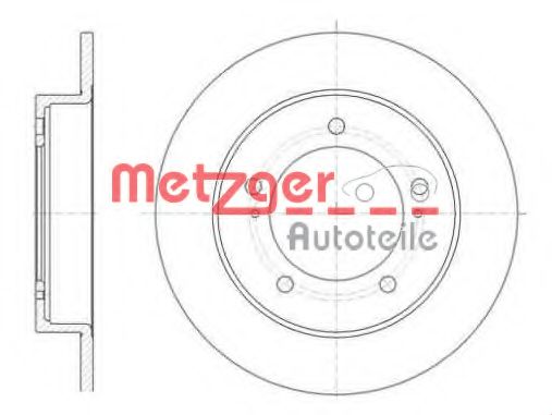 METZGER 6110267 Тормозные диски METZGER для SUZUKI