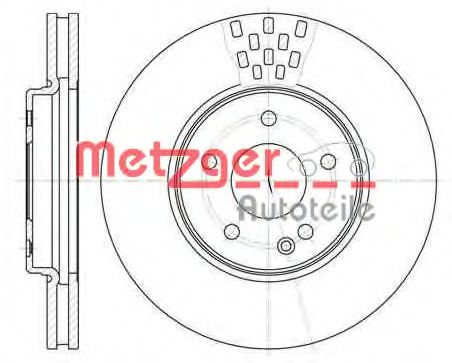 METZGER 655610 Тормозные диски METZGER для CHRYSLER