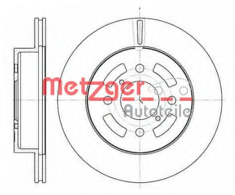 METZGER 6110200 Тормозные диски METZGER 