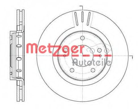 METZGER 689610 Тормозные диски METZGER для MITSUBISHI