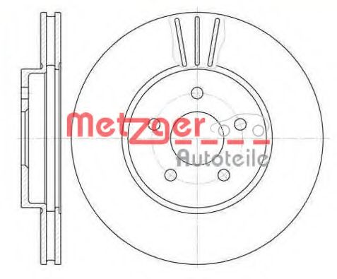METZGER 660710 Тормозные диски METZGER для JAGUAR