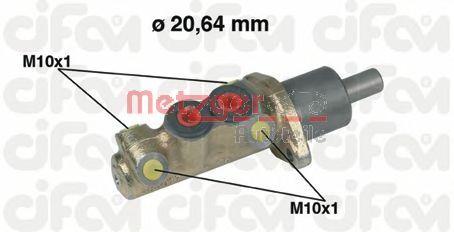 METZGER 202039 Ремкомплект тормозного цилиндра METZGER 
