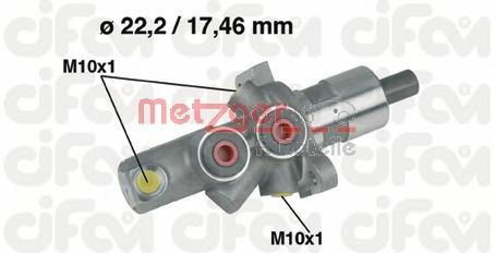 METZGER 202175 Ремкомплект главного тормозного цилиндра METZGER 