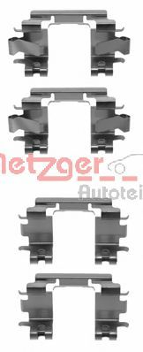 METZGER 1091257 Скобы тормозных колодок для HONDA LOGO