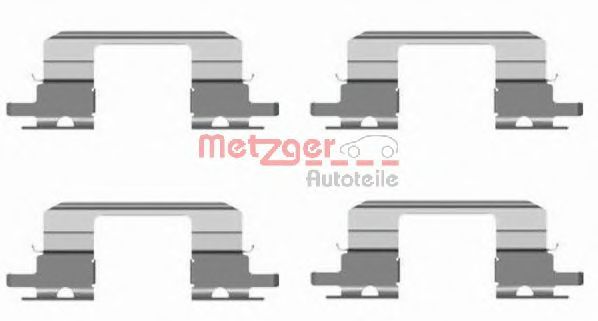 METZGER 1091672 Скобы тормозных колодок для SUBARU