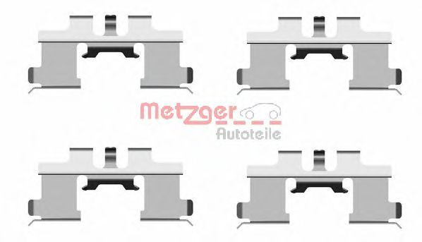 METZGER 1091677 Скобы тормозных колодок для SUBARU