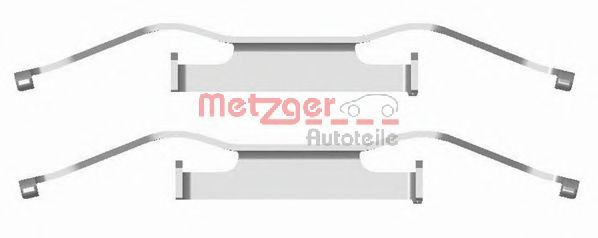 METZGER 1091680 Скобы тормозных колодок METZGER для OPEL