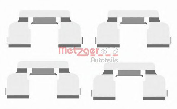 METZGER 1091698 Скобы тормозных колодок METZGER для DACIA