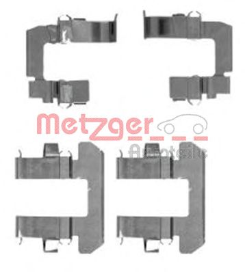 METZGER 1091763 Скобы тормозных колодок METZGER для NISSAN