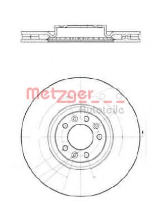 METZGER 25259V Тормозные диски METZGER для CITROEN