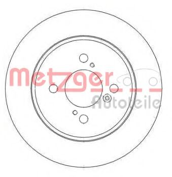 METZGER 6148300 Тормозные диски METZGER для SUZUKI