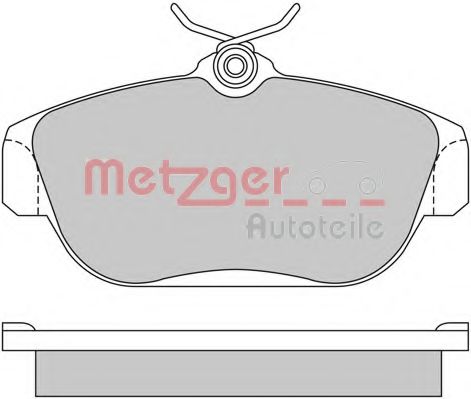 METZGER 1170018 Тормозные колодки METZGER для VOLVO