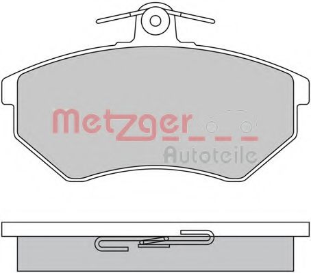 METZGER 1170062 Тормозные колодки METZGER для SEAT