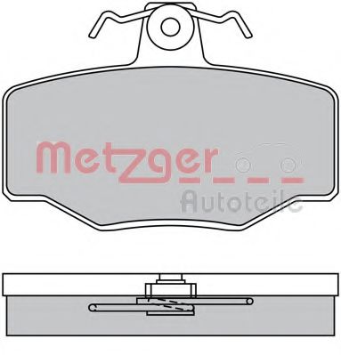 METZGER 1170076 Тормозные колодки METZGER 