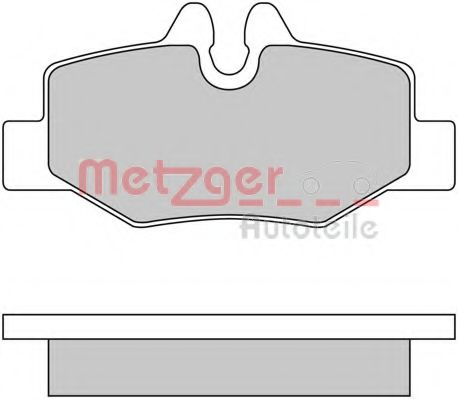 METZGER 1170081 Тормозные колодки METZGER для MERCEDES-BENZ