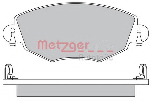 METZGER 1170107 Тормозные колодки для JAGUAR X-TYPE