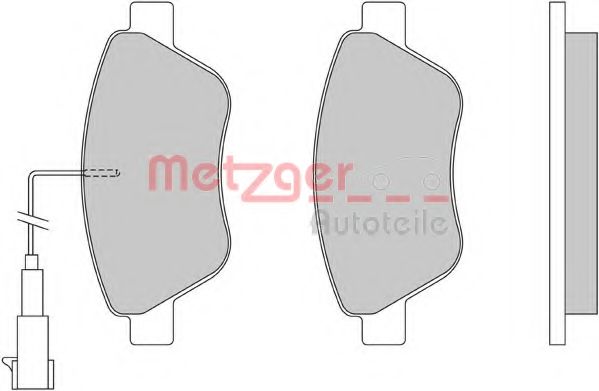 METZGER 1170117 Тормозные колодки METZGER для ALFA ROMEO