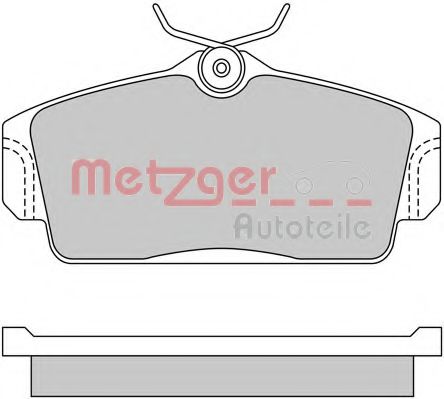 METZGER 1170125 Тормозные колодки METZGER для NISSAN