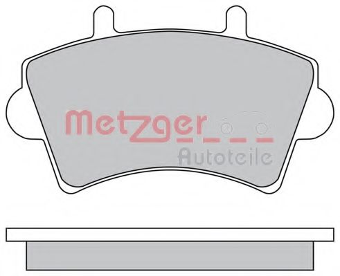 METZGER 1170175 Тормозные колодки METZGER для OPEL