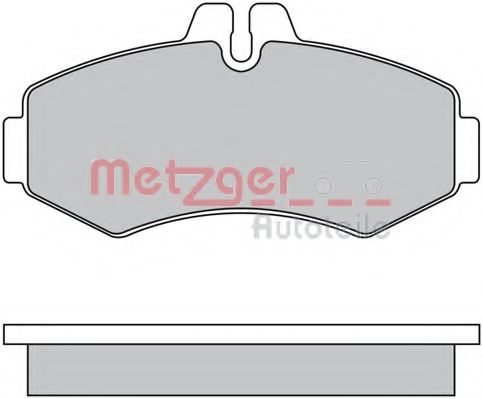 METZGER 1170303 Тормозные колодки METZGER для MERCEDES-BENZ