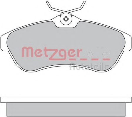 METZGER 1170438 Тормозные колодки METZGER для CITROEN