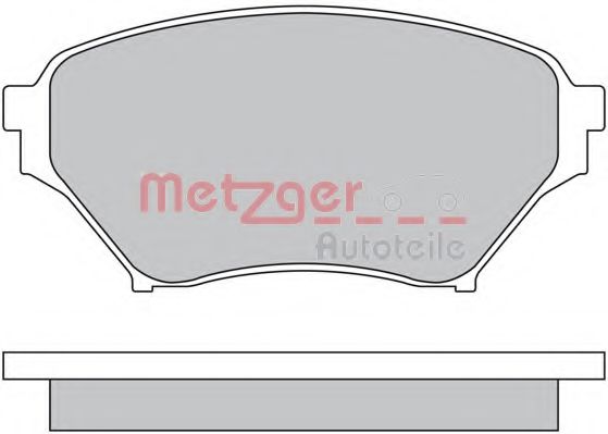 METZGER 1170480 Тормозные колодки METZGER для MAZDA