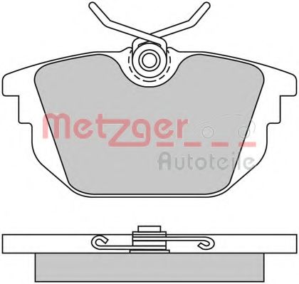 METZGER 1170497 Тормозные колодки для FIAT BARCHETTA