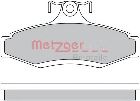 METZGER 1170581 Тормозные колодки METZGER для MITSUBISHI