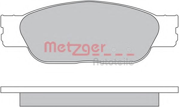 METZGER 1170610 Тормозные колодки METZGER для JAGUAR
