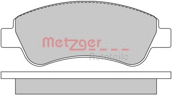 METZGER 1170026 Тормозные колодки METZGER для PEUGEOT