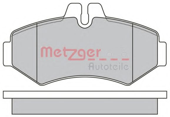 METZGER 1170274 Тормозные колодки METZGER для MERCEDES-BENZ