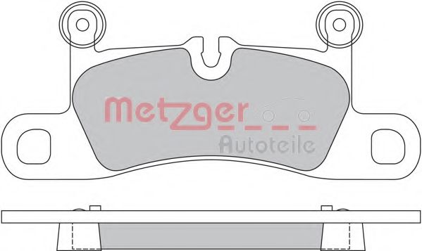 METZGER 1170523 Тормозные колодки METZGER для PORSCHE