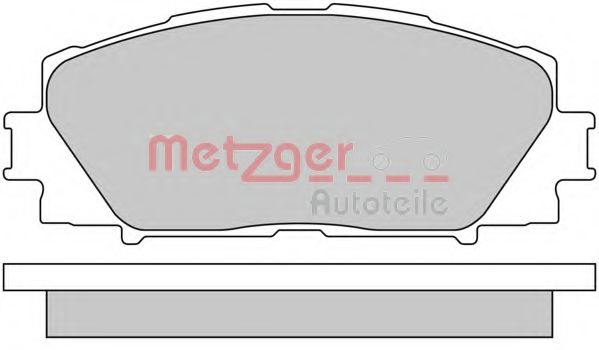 METZGER 1170618 Тормозные колодки METZGER для TOYOTA