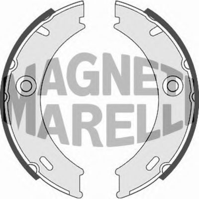 MAGNETI MARELLI 360219198331 Ремкомплект барабанных колодок MAGNETI MARELLI для MERCEDES-BENZ