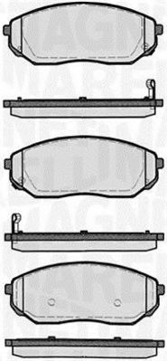 363916060447 MAGNETI MARELLI Тормозные колодки 363916060447 MAGNETI MARELLI Тормозные колодки