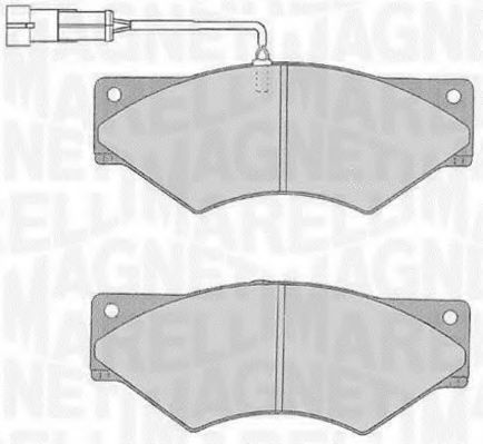 363916060546 MAGNETI MARELLI Тормозные колодки 363916060546 MAGNETI MARELLI Тормозные колодки