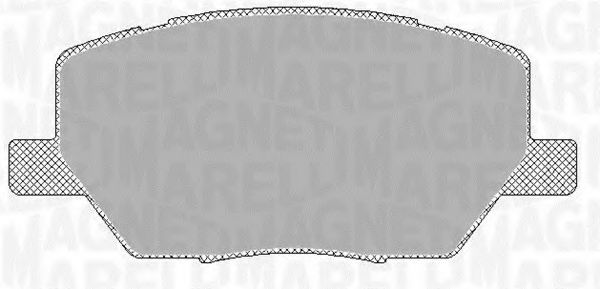 MAGNETI MARELLI 363916060793 Тормозные колодки MAGNETI MARELLI для JEEP