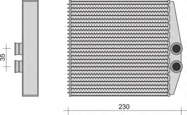 MAGNETI MARELLI 350218283000 Радиатор печки для TOYOTA LAND CRUISER PRADO (KDJ15, GRJ15)